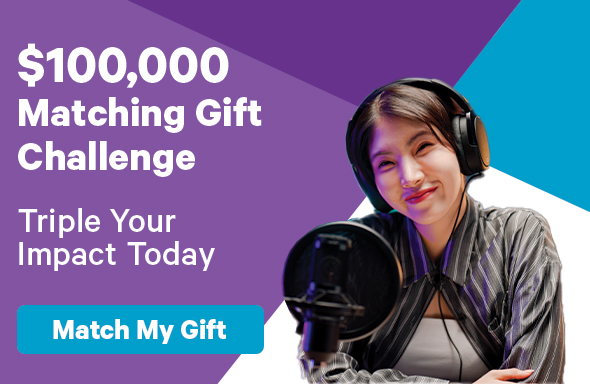 $100,000 Matching Gift Challenge Triple Your Impact Today!