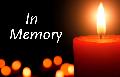 Tribute e-card in Memory of (candle)